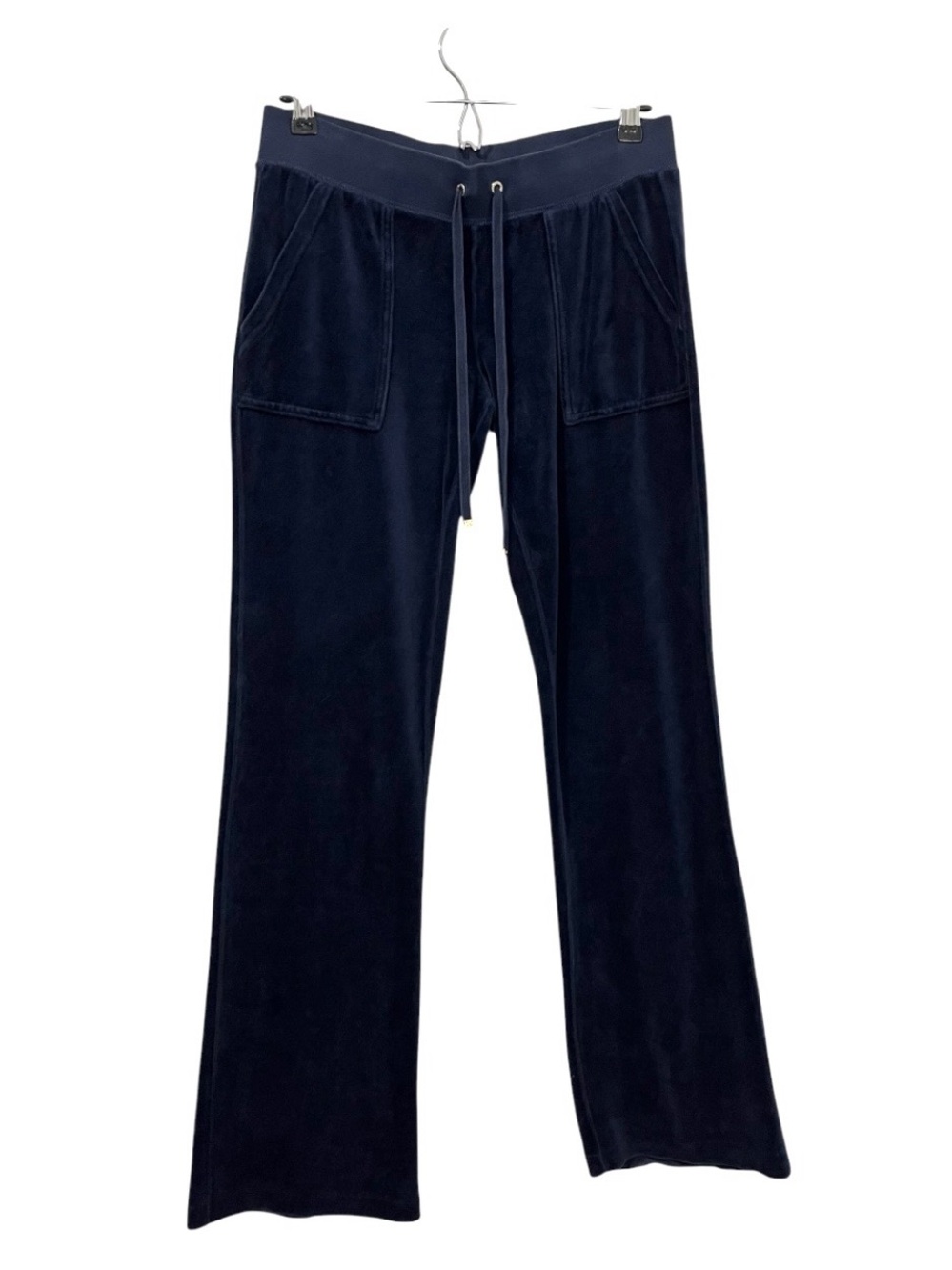 Juicy Couture Y2K Navy Velour Low Rise Bootcut Pant